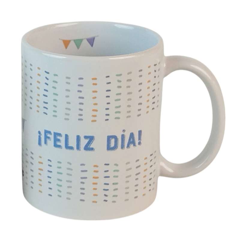 Taza de loza 300ml, feliz día