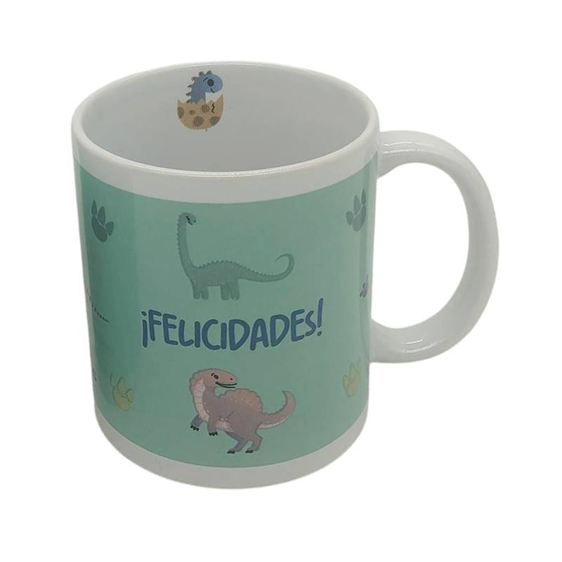[H200DI] Taza de loza 300ml, felicidades