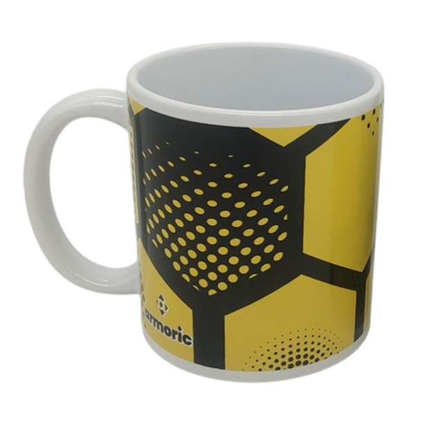 [H200DO] Taza de loza 300ml, fútbol dos colores