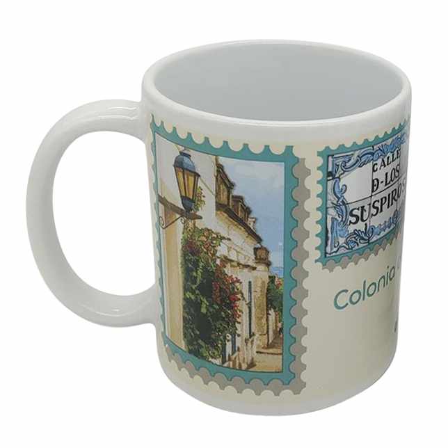 [H200DQ] Taza de loza 300ml, Uruguay Colonia