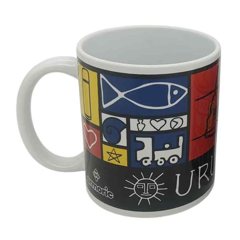 [H200EA] Taza de loza 300ml, Uruguay