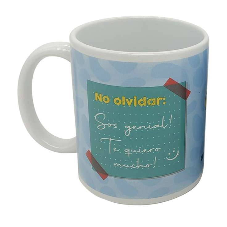 [H200EH] Taza de loza 300ml, Feliz día