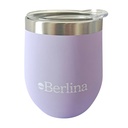 Mate 220ml Berlina VIOLETA, con tapa doble pared de acero inoxidable en caja