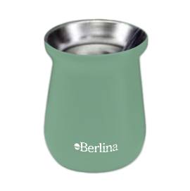 [H3377B] Mate 260ml Berlina VERDE, alto doble pared de acero inoxidable en caja