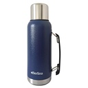 Termo 1L acero AZUL pico cebador, base antideslizante, Berlina