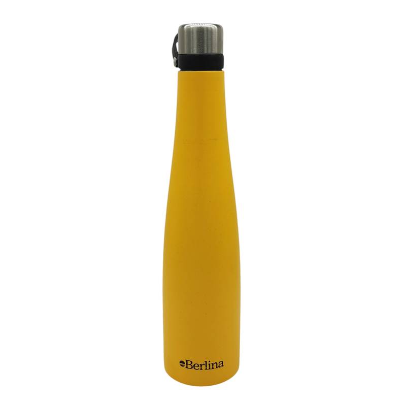 [H3994AM] Botella deportiva de metal 750ml Berlina AMARILLO