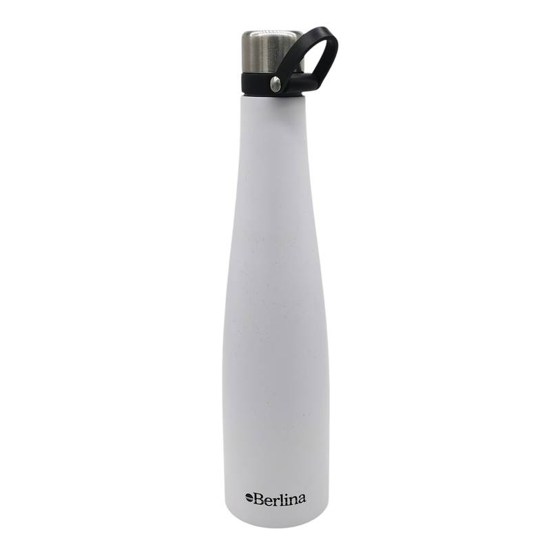 Botella deportiva de metal 750ml Berlina BLANCO