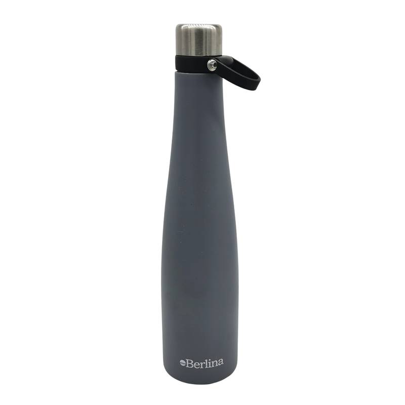 [H3994GR] Botella deportiva de metal 750ml Berlina GRIS