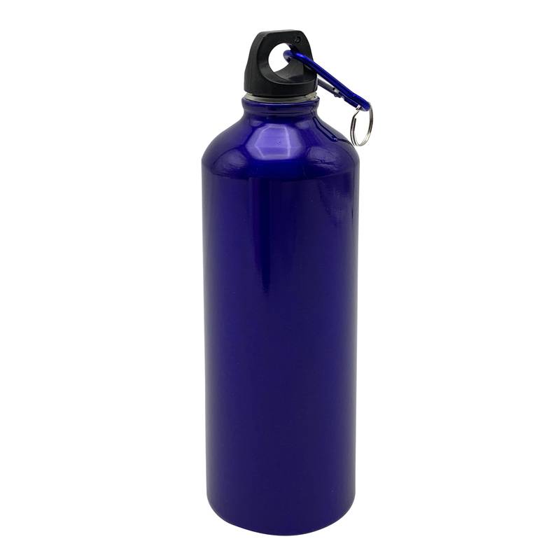 [HA2840] Botella deportiva de aluminio 750ml, con gancho mosquetón, varios colores