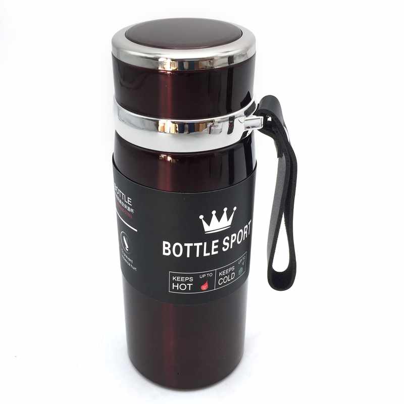 [HA3297] Termo con filtro 600ml, de acero inoxidable, en caja, varios colores