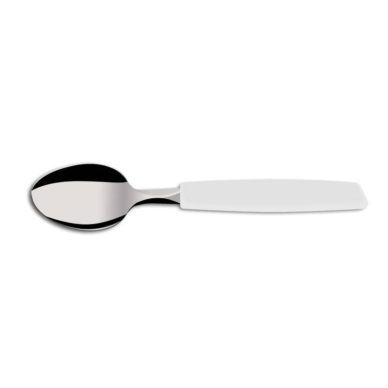Cubiertos cucharas de mesa x12 en bolsa acero inoxidable BLANCO, PIEMONTE MARTINAZZO