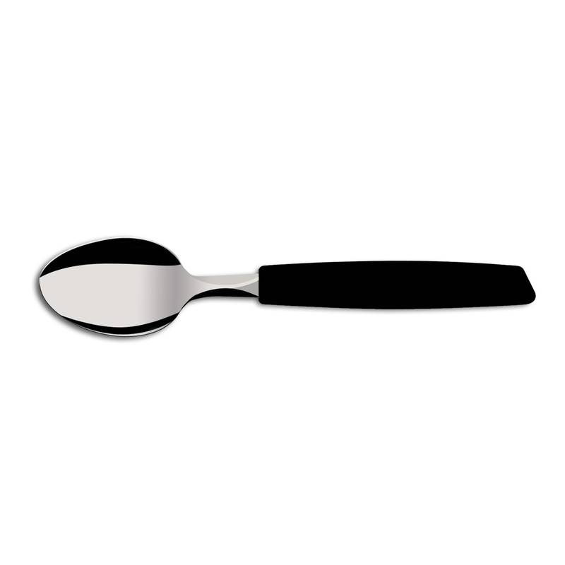 [HA3450NG] Cubiertos cucharas de mesa x12 en bolsa acero inoxidable NEGRO, PIEMONTE MARTINAZZO