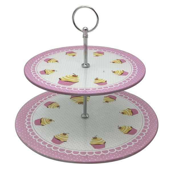 [HA3671] Soporte para cupcakes, de vidrio, en caja, varios diseños