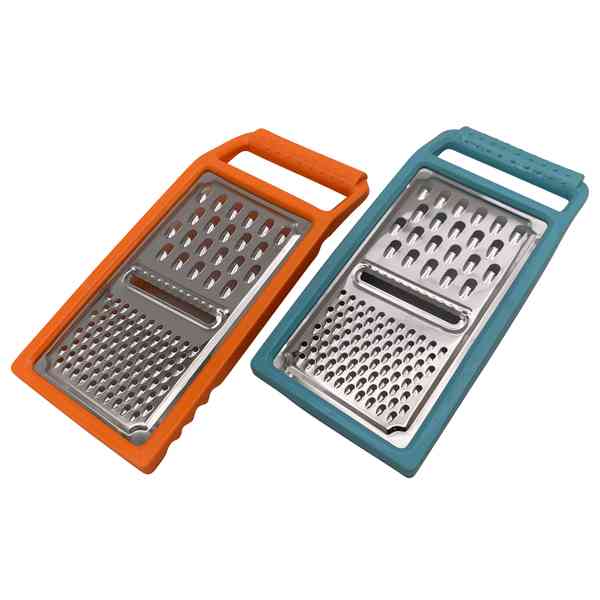 [HA3716] Rallador de metal con depóstito, PACK x12