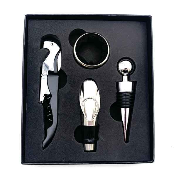 [HA3739] Set para vino 4 piezas, en caja