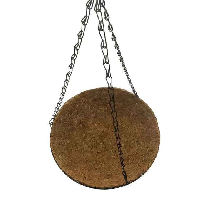 Maceta colgante fibra de coco