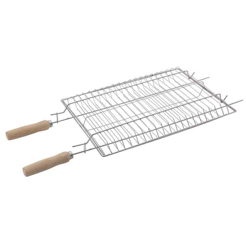 [HA3789] Grill parrillero rejilla doble para parrilla, MARTINAZZO