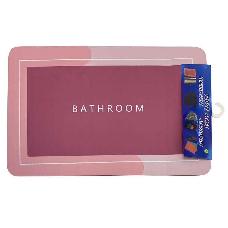 Alfombra para baño, absorbente antideslizante, varios colores