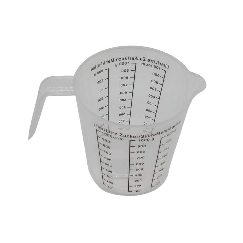 Jarra medidora de plástico, 1000 ml
