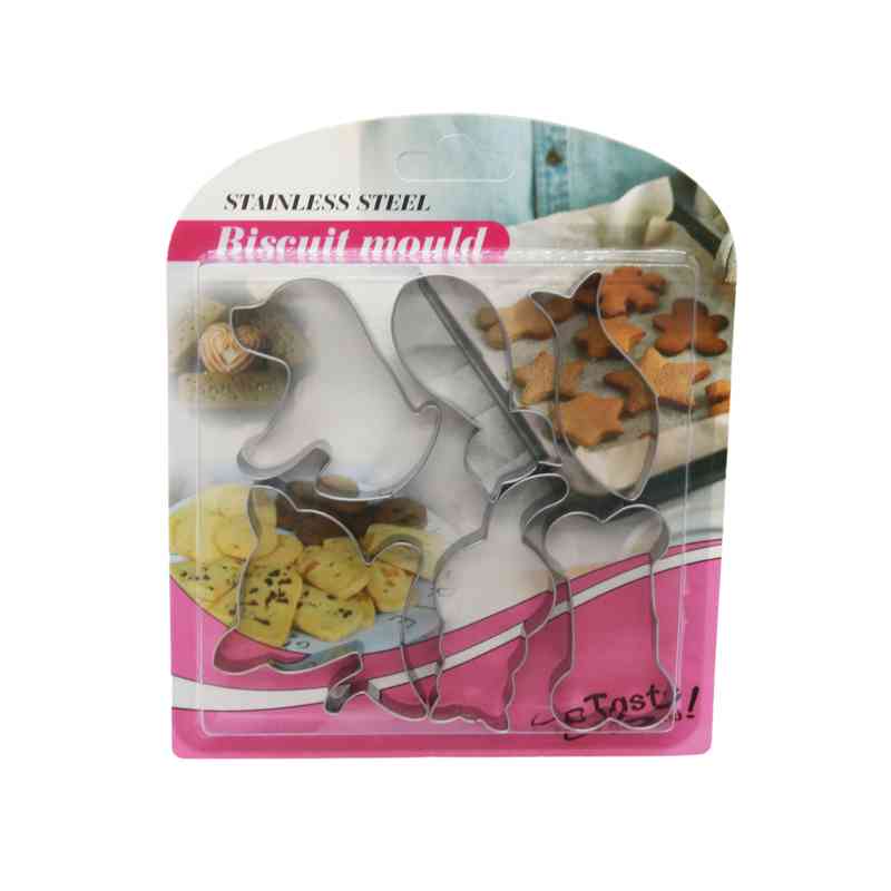 [HA3843] Cortante de metal para galletitas x6, en blister