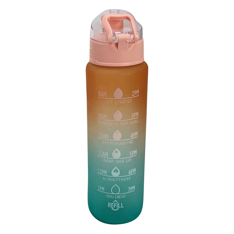 [HA3860] Botella deportiva graduada motivacional 900ml, varios colores
