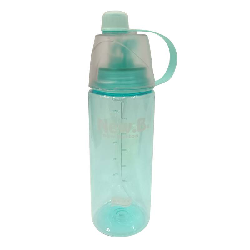 [HA3861] Botella deportiva de plástico 600ml, con pulverizador, varios colores