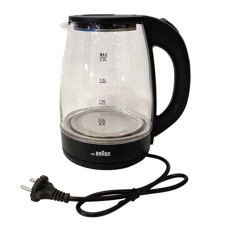 [HA3973] Jarra eléctrica, de vidrio, 2L, en caja