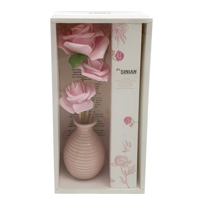 Aromatizador líquido 20ml con florero, en caja