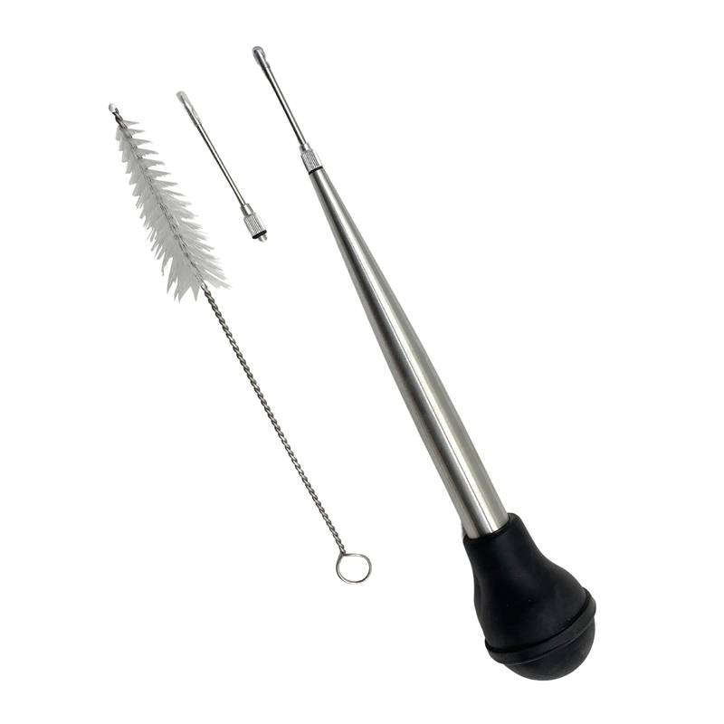 [HA4158] Inyector de aderezos condimentos, acero inoxidable en bolsa