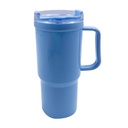 Vaso con asa, de plástico 1L, en bolsa varios colores