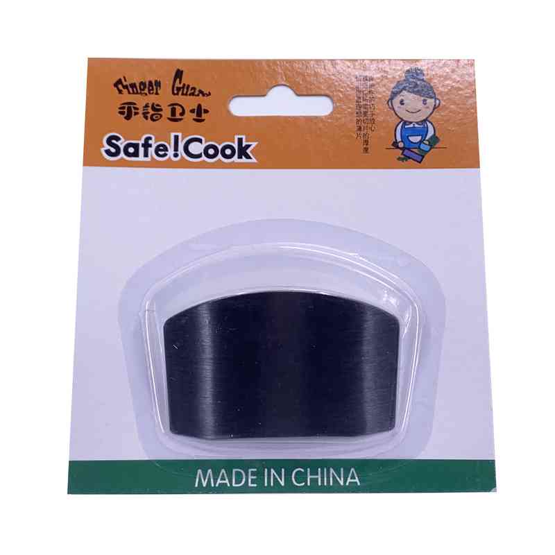 [HA4347] Protector de dedos de metal para cortar verduras, en blister