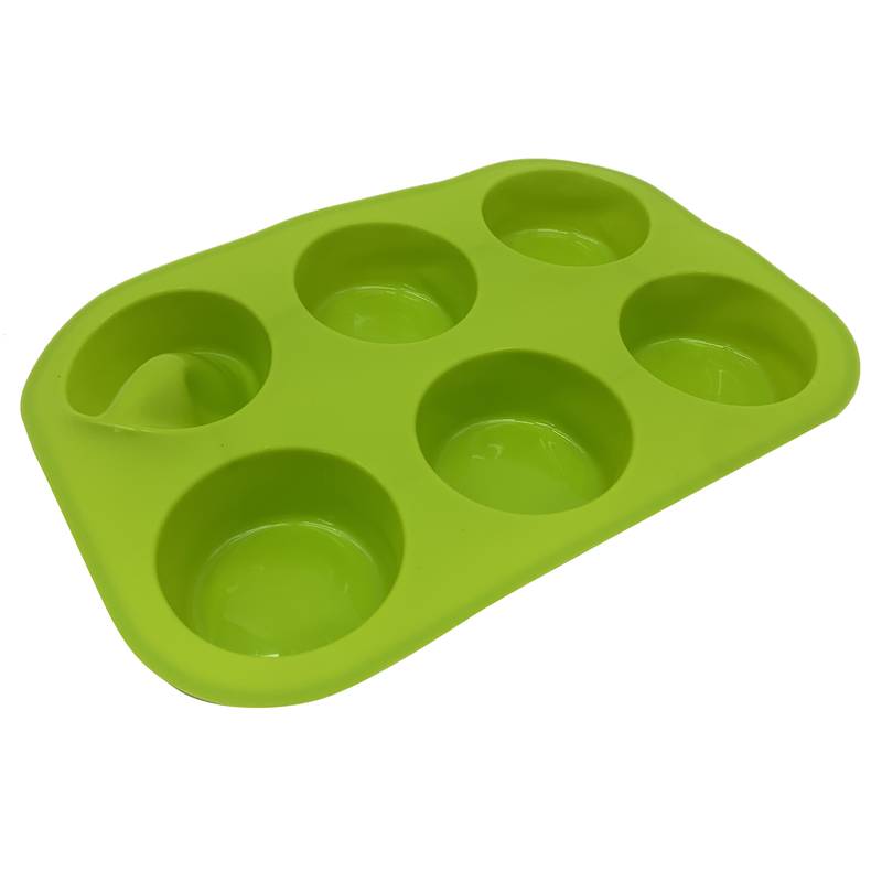 [HA4383] Molde de silicona para 6 cupcakes, ideal para horneados, chocolate, gelatina, etc, varios colores