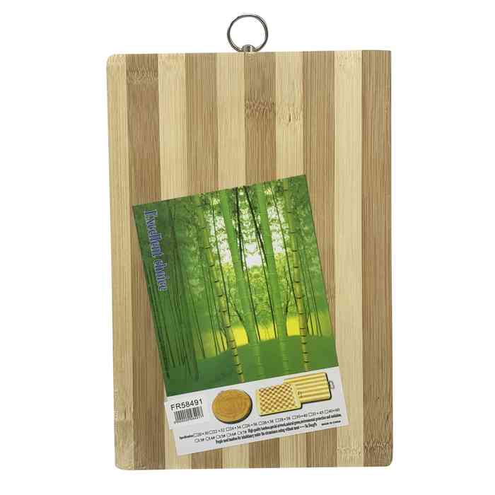 Tabla para cocina de madera rectangular