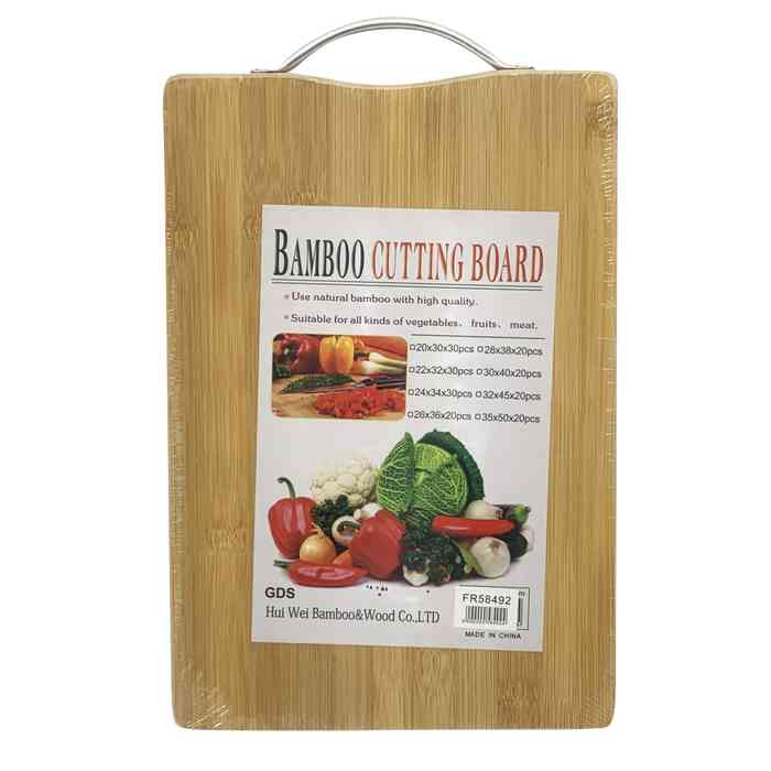 Tabla para cocina de madera, con asa