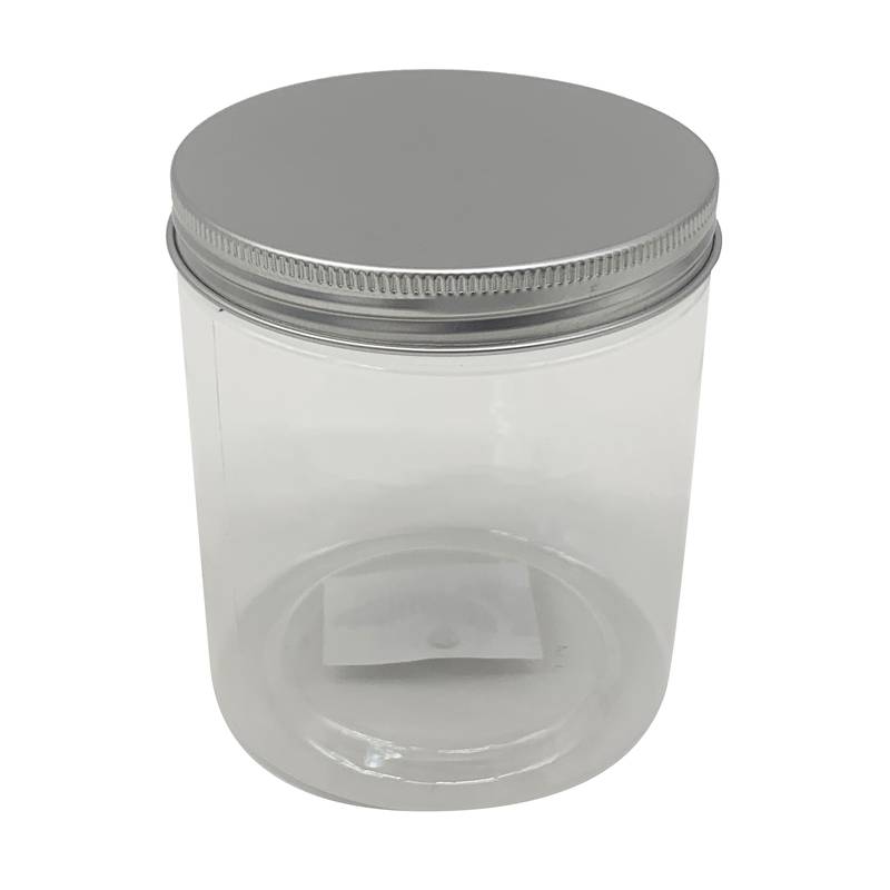 Frasco de plástico con tapa de metal, PACK x12, en bolsa