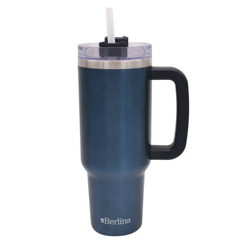 Vaso térmico doble pared 1200ml, sorbito de plástico, Berlina AZUL