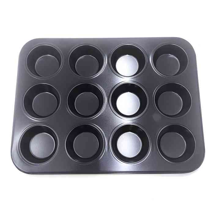 [HA4527] Asadera de metal para 12 cupcakes, en bolsa
