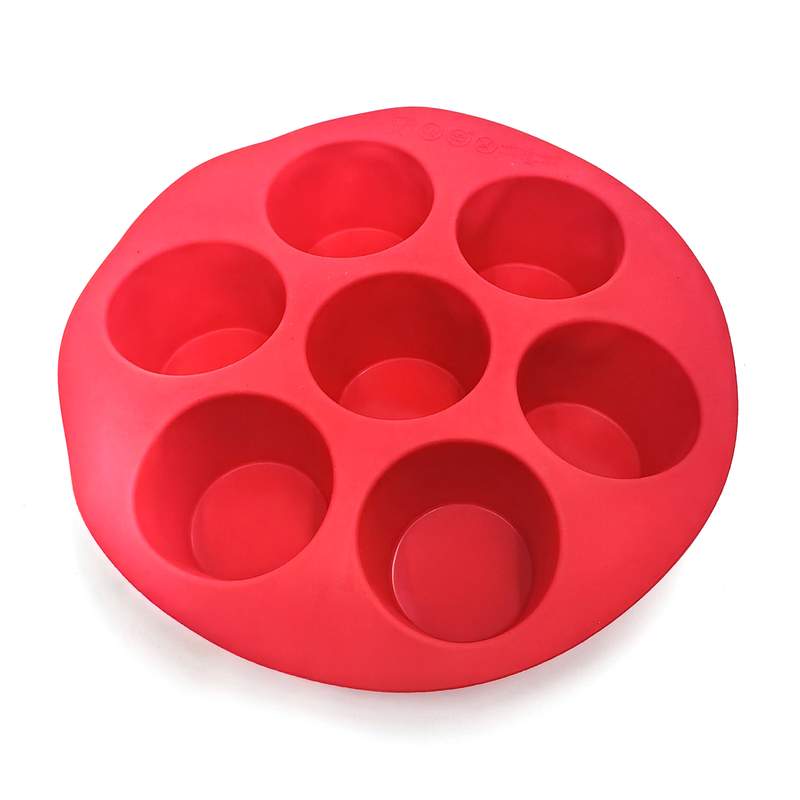 [HA4531] Molde de silicona para 7 cupcakes, ideal para horneados, chocolate, gelatina, etc, varios colores