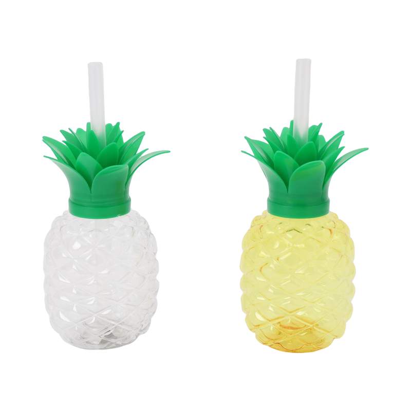 [HA4647] Vaso con sorbito, de plástico en bolsa, varios colores