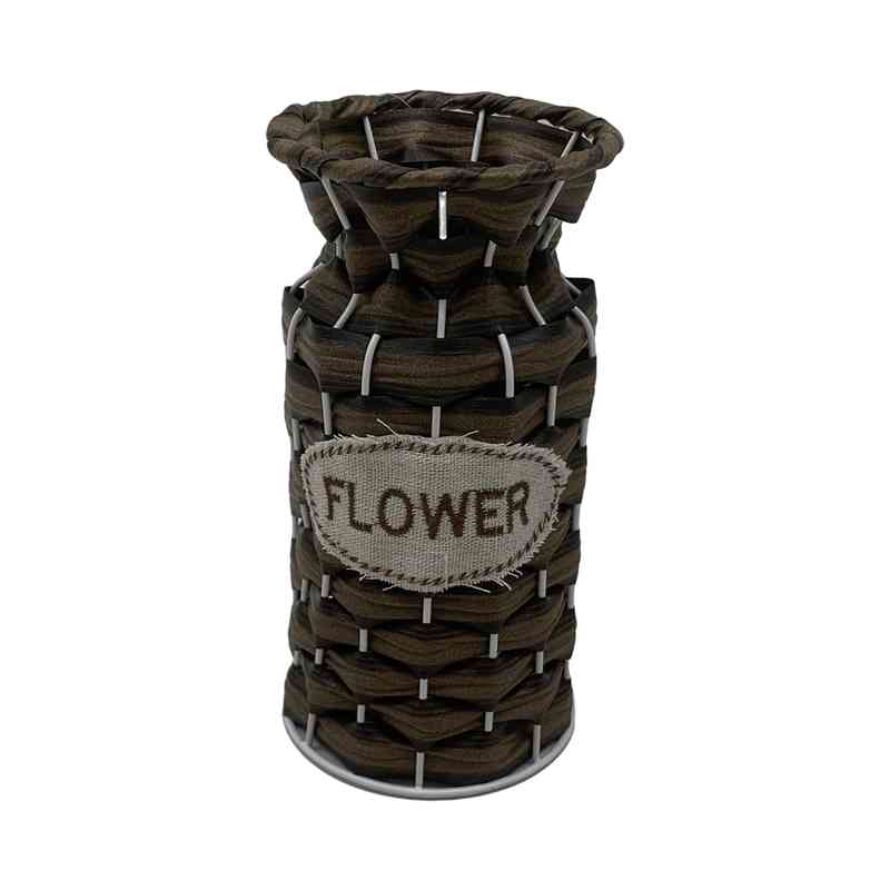 [HA4714] Florero de metal y cuerda