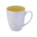 Taza de loza 450ml, espejada, no apta para microondas varios colores
