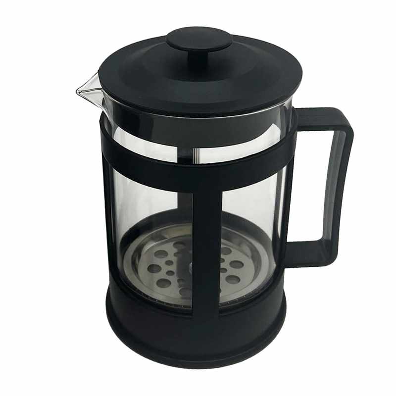 [HA4826] Cafetera prensa francesa de plástico y vidrio 800ml, en caja