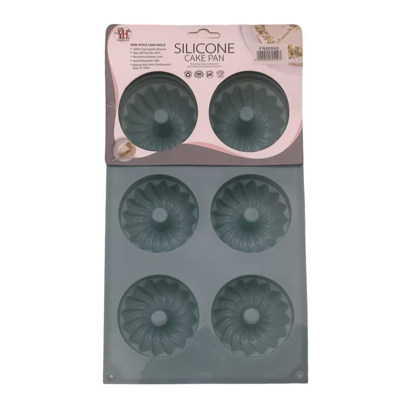 [HA4839] Molde de silicona para repostería, ideal horneados, chocolate, gelatina, etc, varios colores