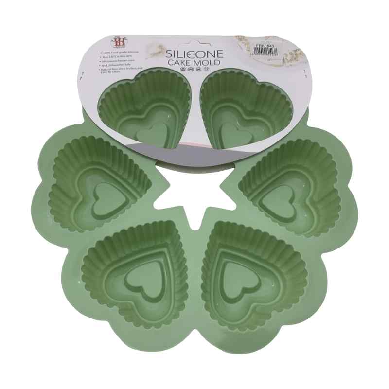 [HA4842] Molde de silicona para repostería, ideal horneados, chocolate, gelatina, etc, varios colores