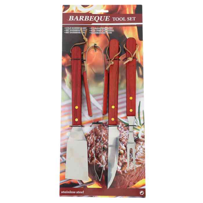 [HA4965] Set de parrilla x4, en cartón