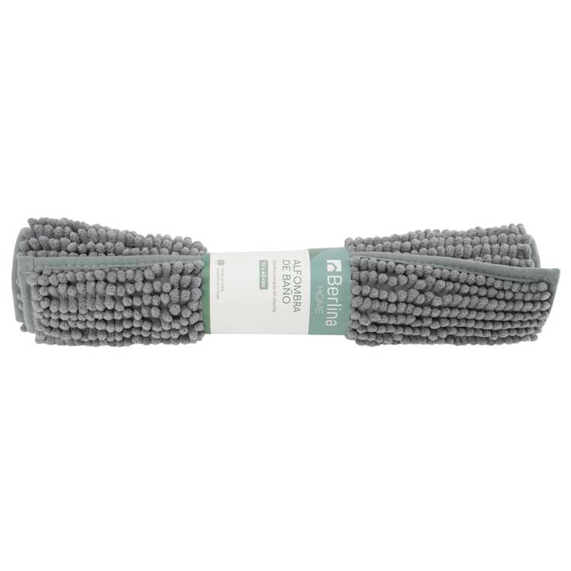 Alfombra para baño, de chenille, GRIS, Berlina Home