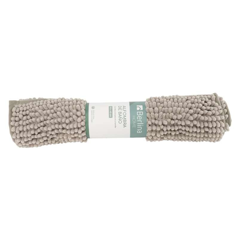 Alfombra para baño, chenille, BEIGE, Berlina Home
