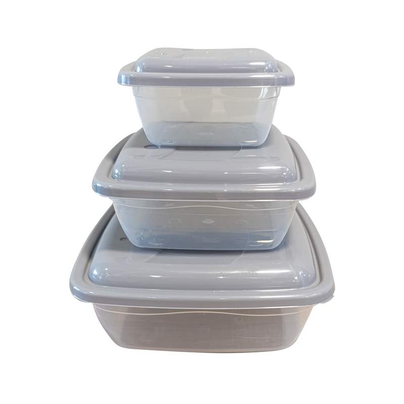 Vianda recipiente de plástico 1.5L, x3 350 a 1500ml, varios colores