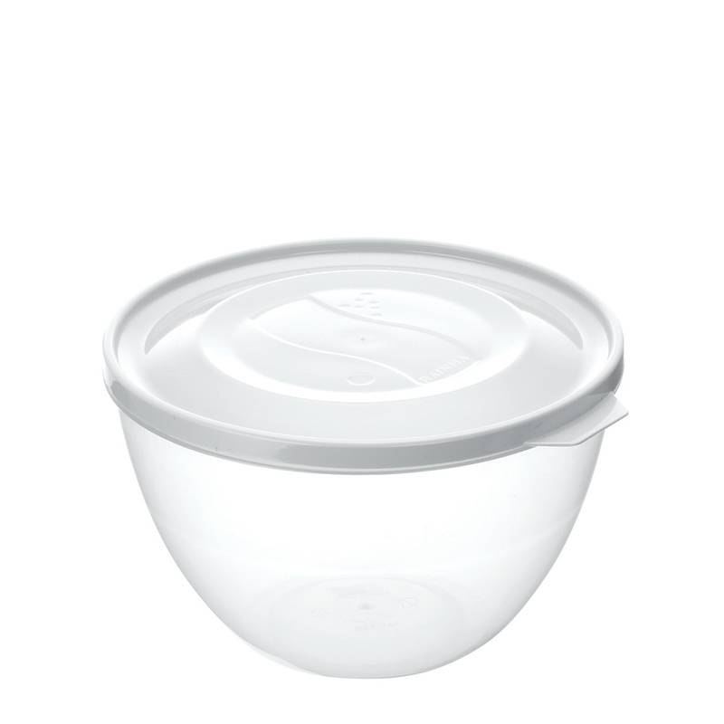Vianda recipiente de plástico transparente, 1,8L