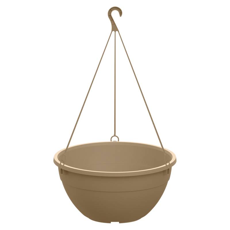 [HA5042] Maceta de plástico colgante 7,5L, MARRÓN